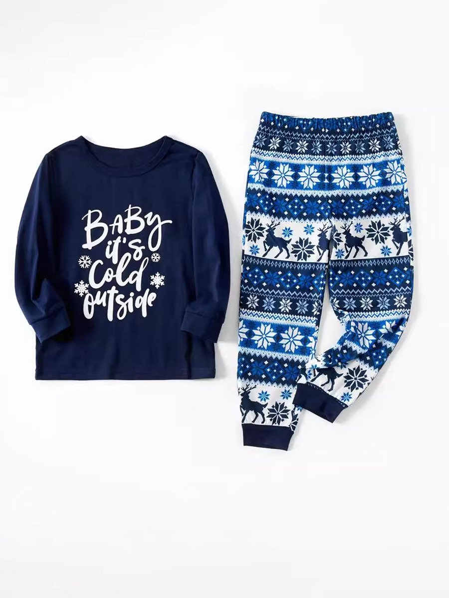 Christmas Printed Family Homewear Set