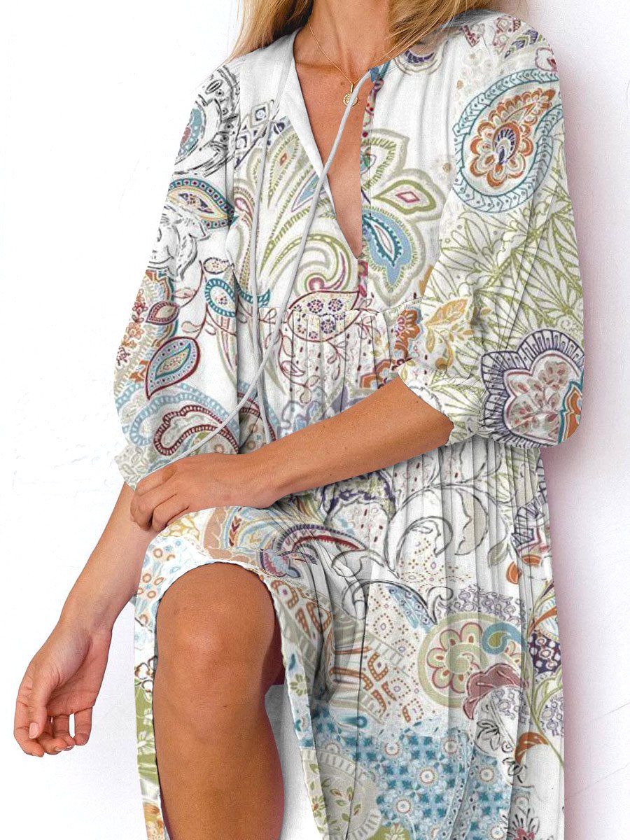 Women's Bohemian Printed Lounge Dress