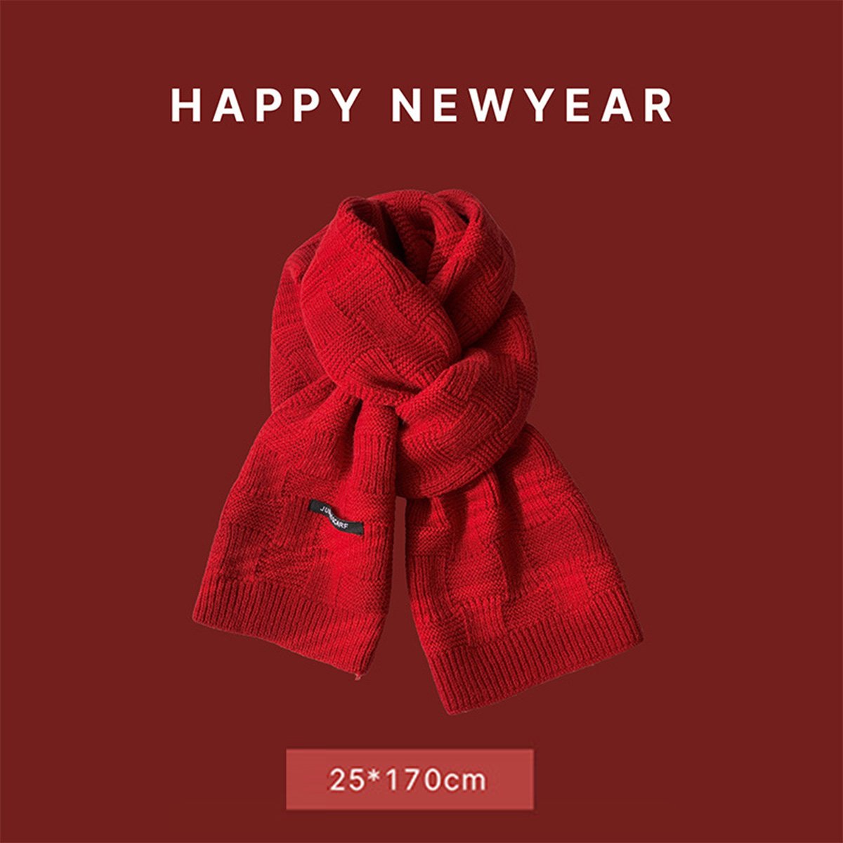 Christmas Ankola Red Scarf