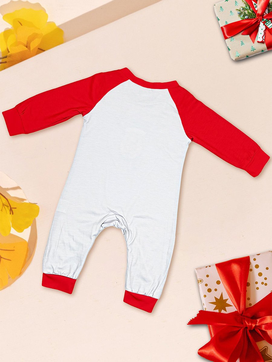 Christmas Tree Red Car Print Family Lounge Clothes Set