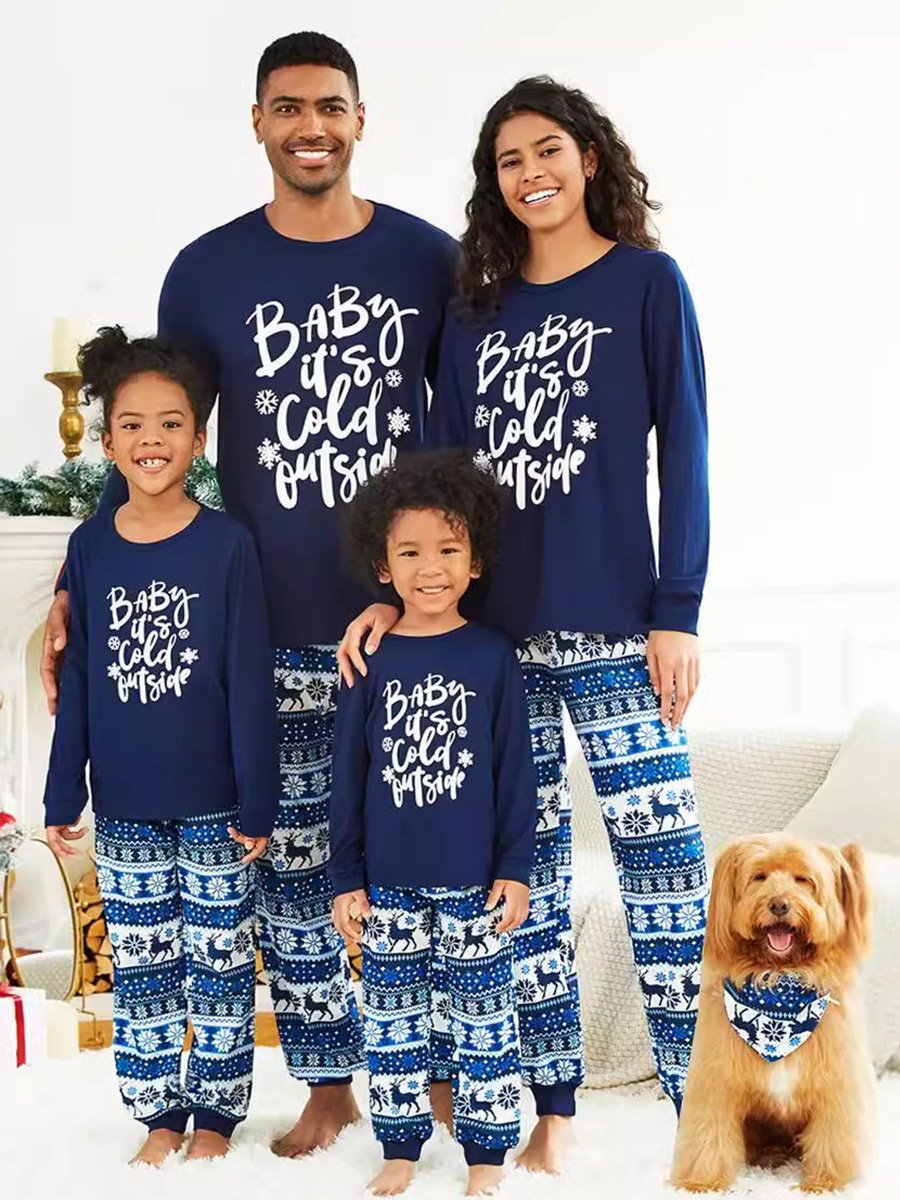Christmas Printed Family Homewear Set