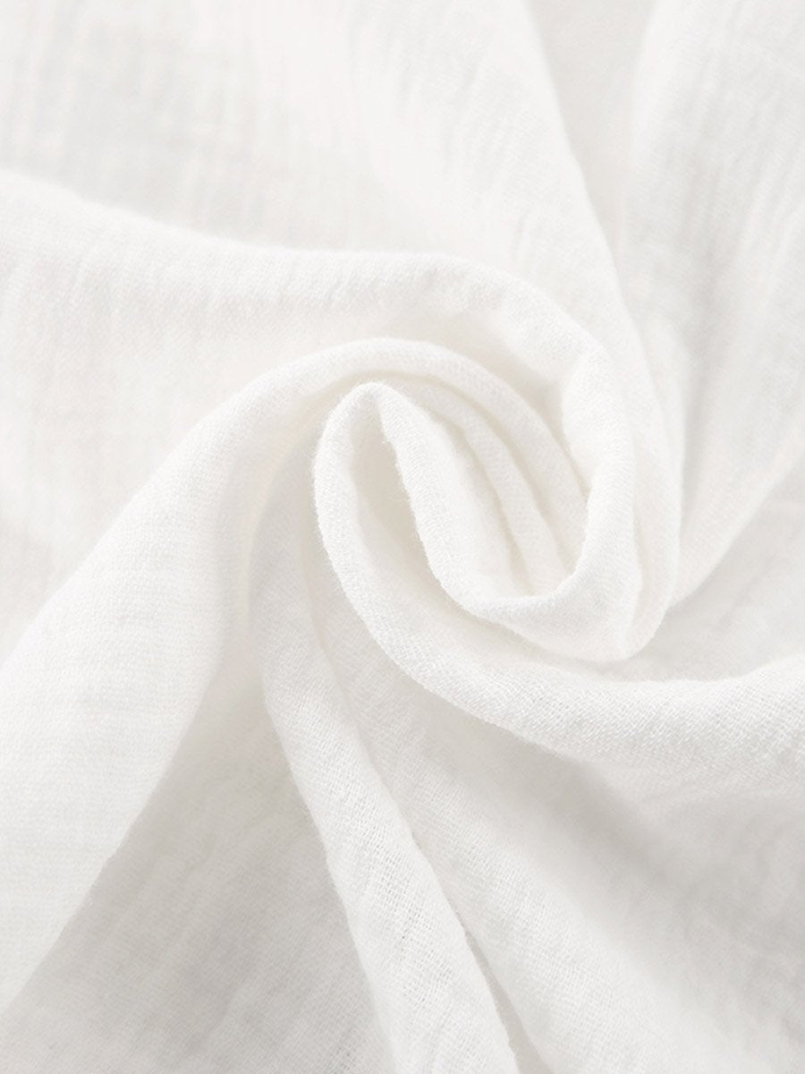 Women's Autumn Pure Cotton White Loose Casual And Comfortable Pajamas And Home Wear Two-piece Set