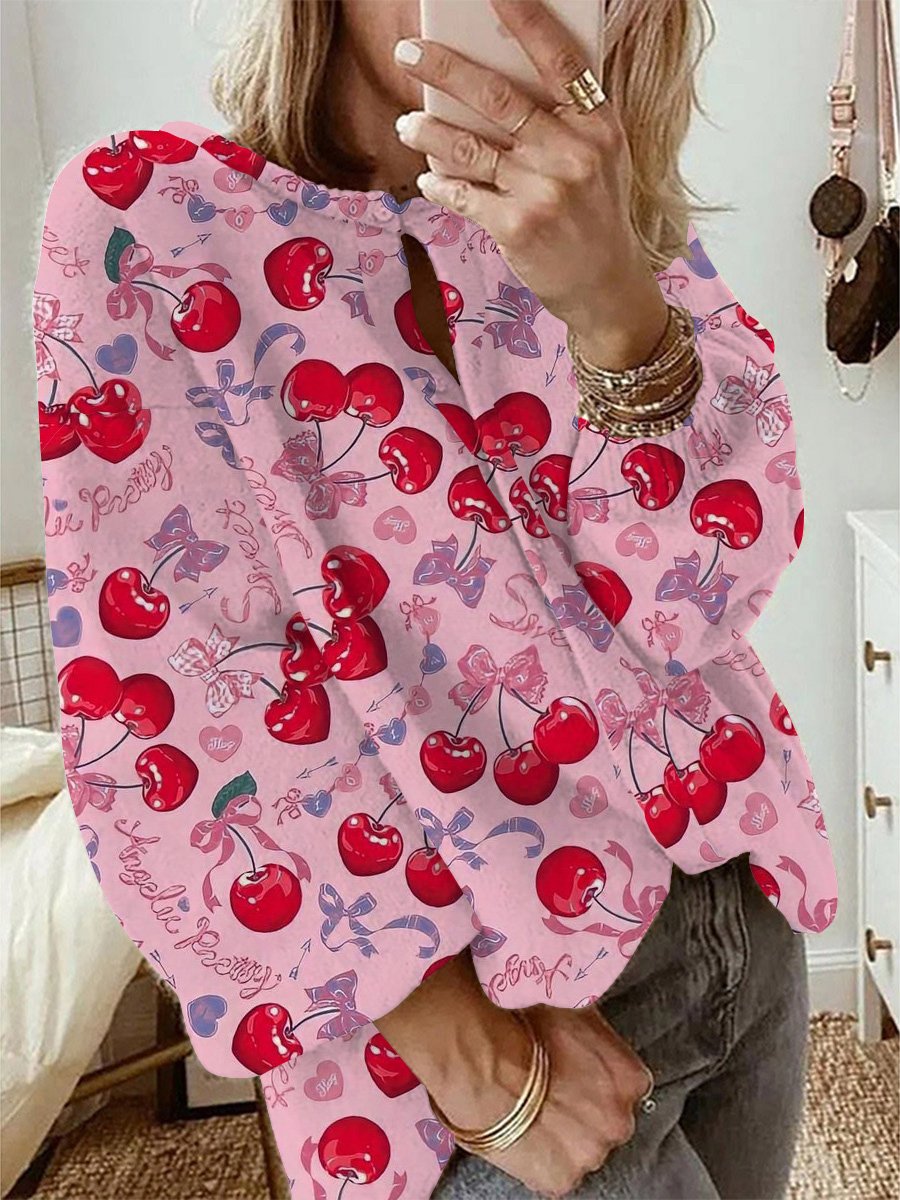 Women's Cherry Cardigan