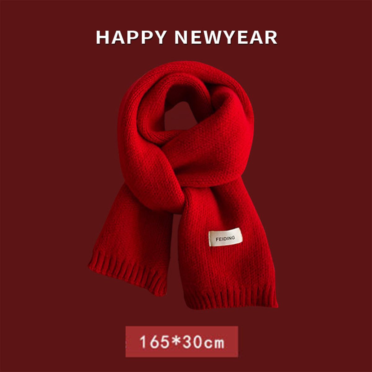 Christmas Ankola Red Scarf