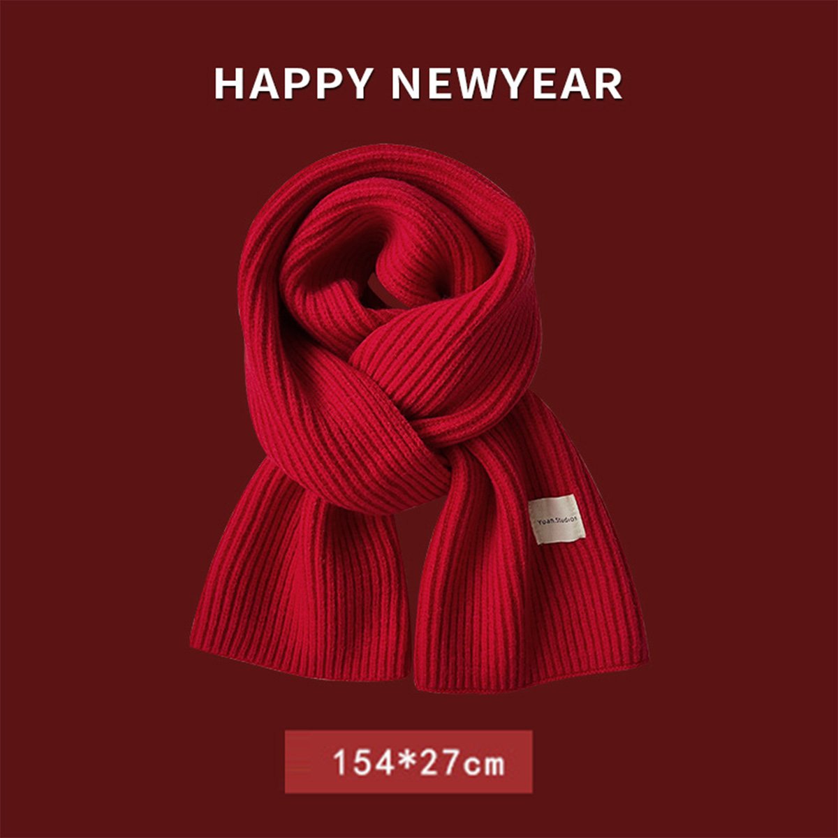 Christmas Ankola Red Scarf