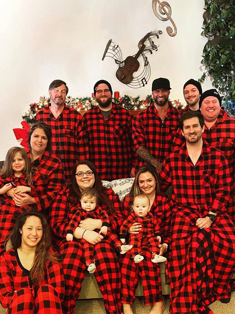 Christmas Plaid Family Homewear Set