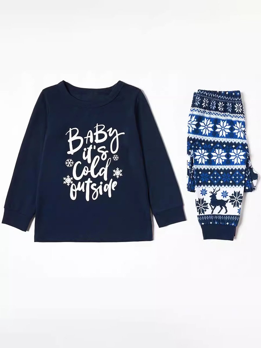 Christmas Printed Family Homewear Set