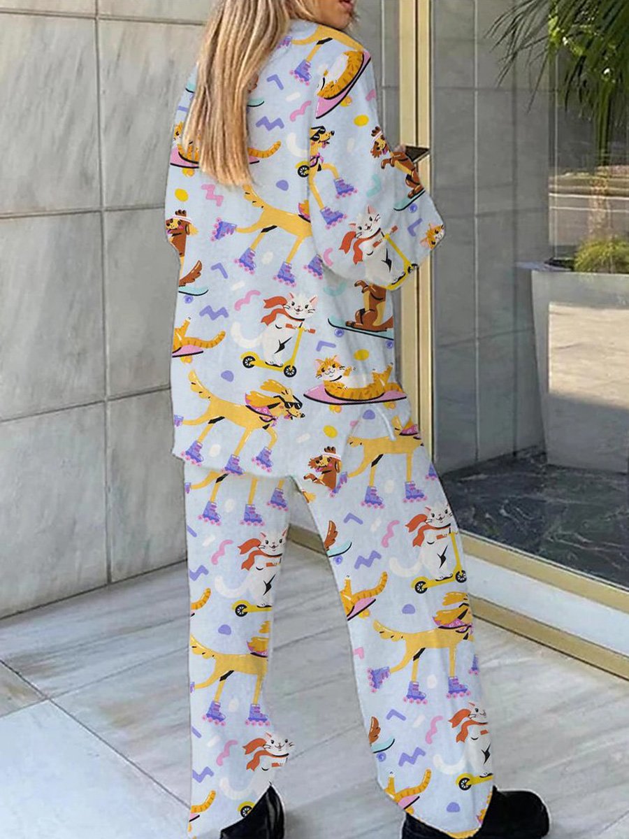 Women's Naughty Zoo Sweatshirt Set