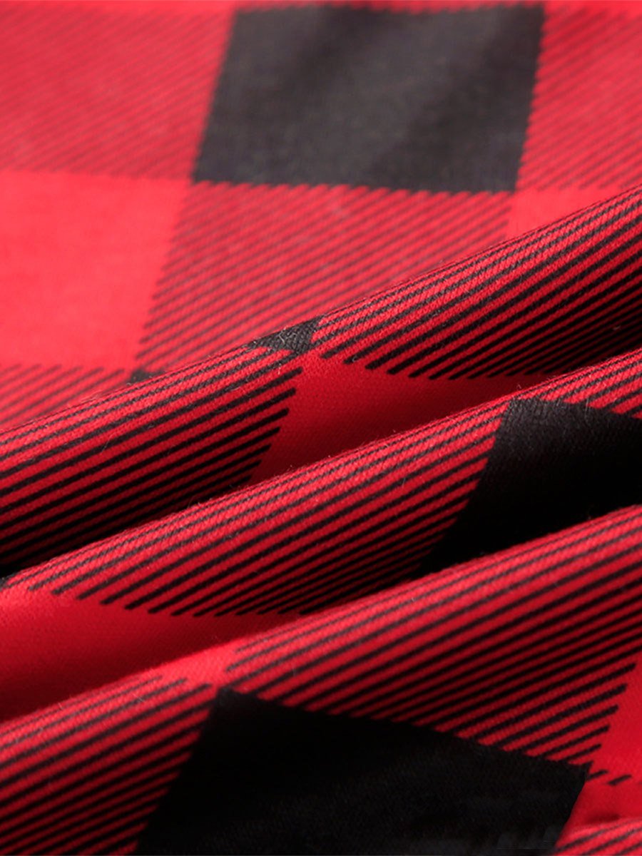 Christmas Plaid Family Homewear Set