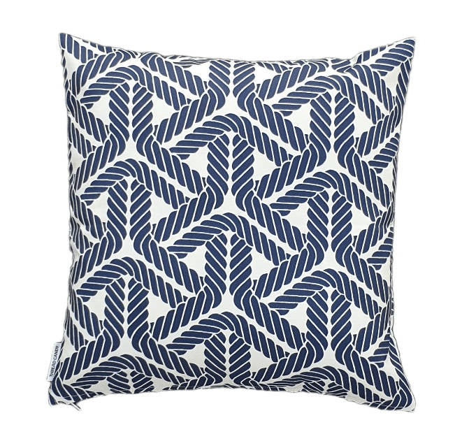 Nautical Rope Hamptons Style Indoor/Outdoor Cushion