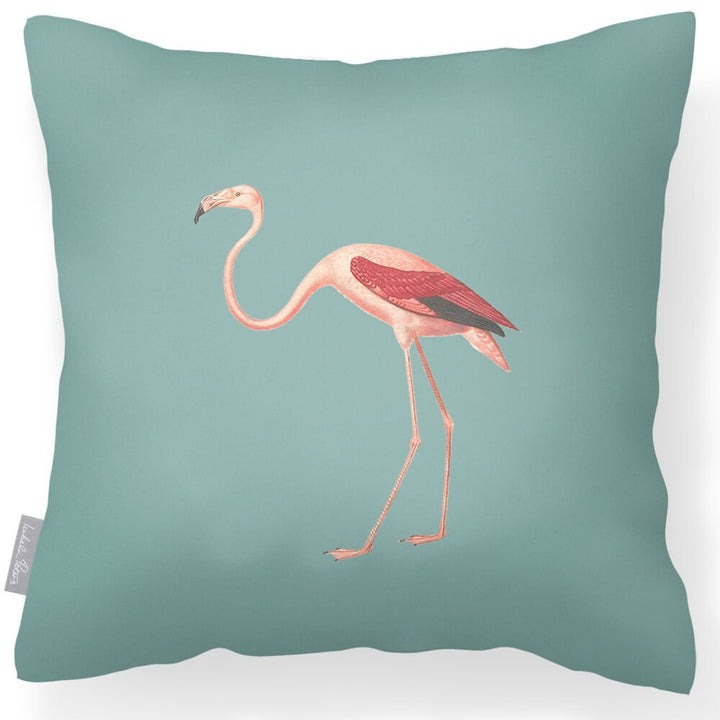 Flora and Fauna Flamingo Outdoor Garden Cushion