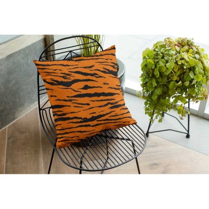 Tiger Print Outdoor Garden Cushion