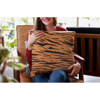 Tiger Print Outdoor Garden Cushion