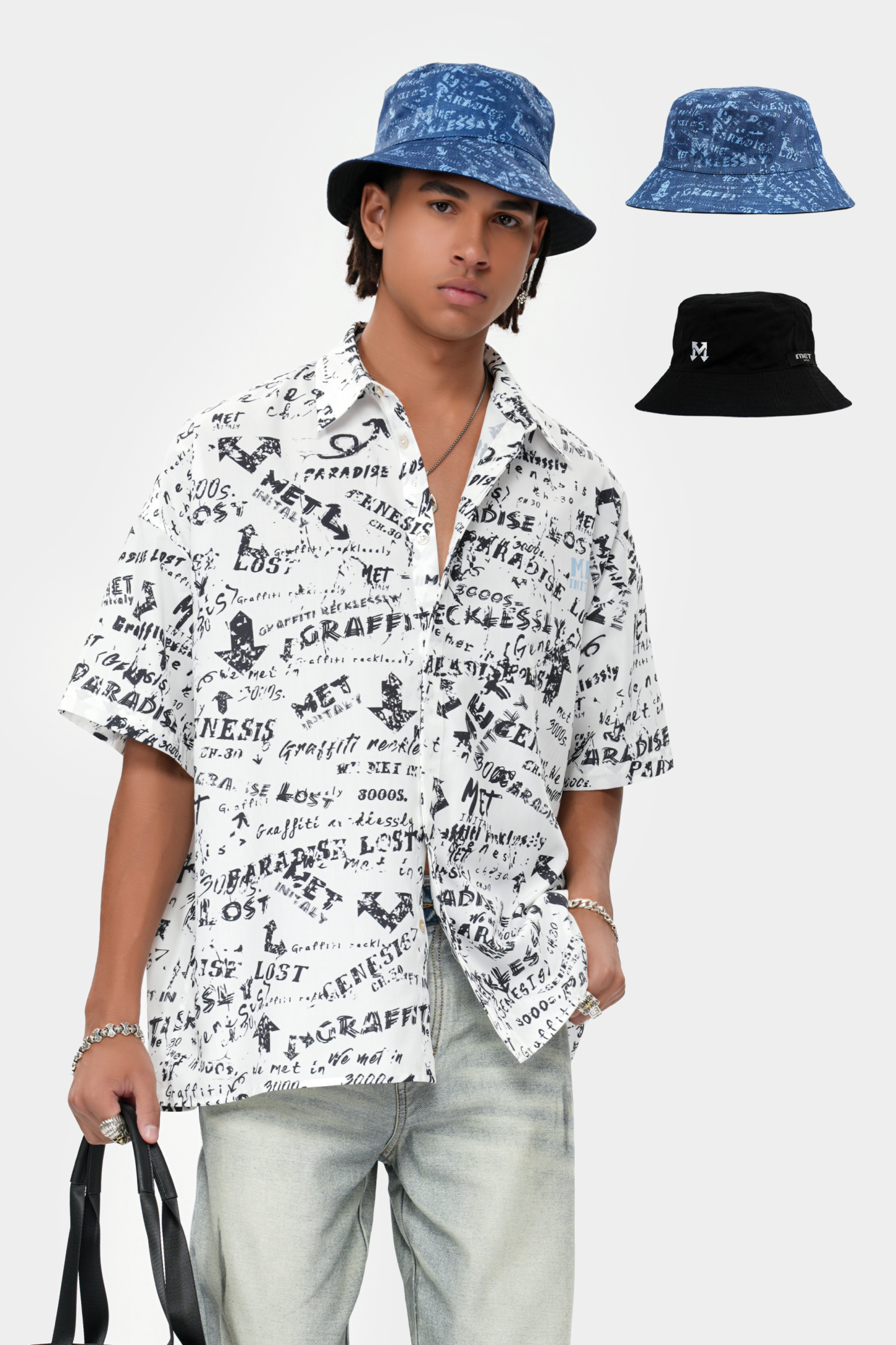 METinitaly Stylish 2-Way Bucket Hat