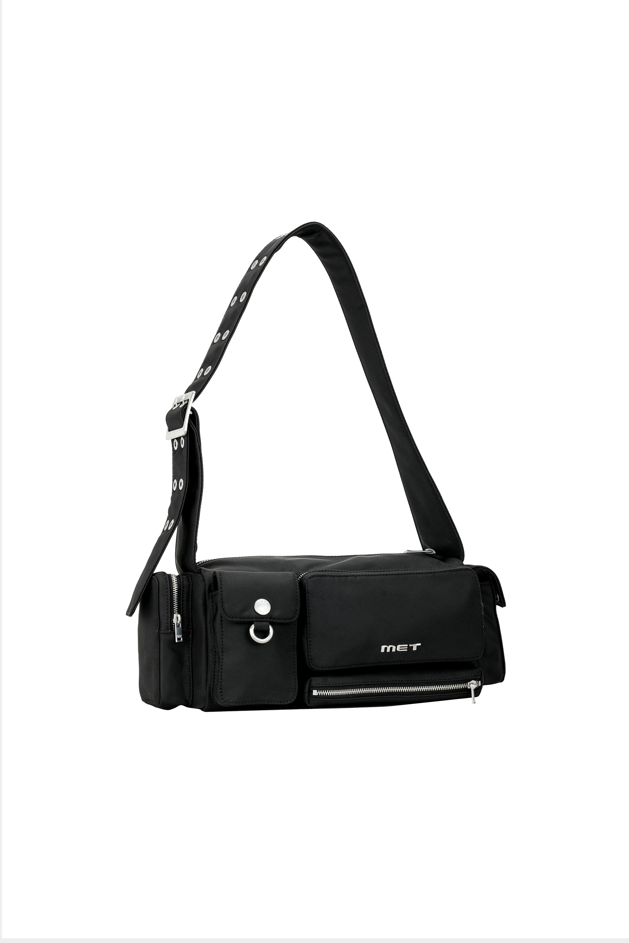 METinitaly Multi-Pocket Motorcycle-Style Underarm Bag