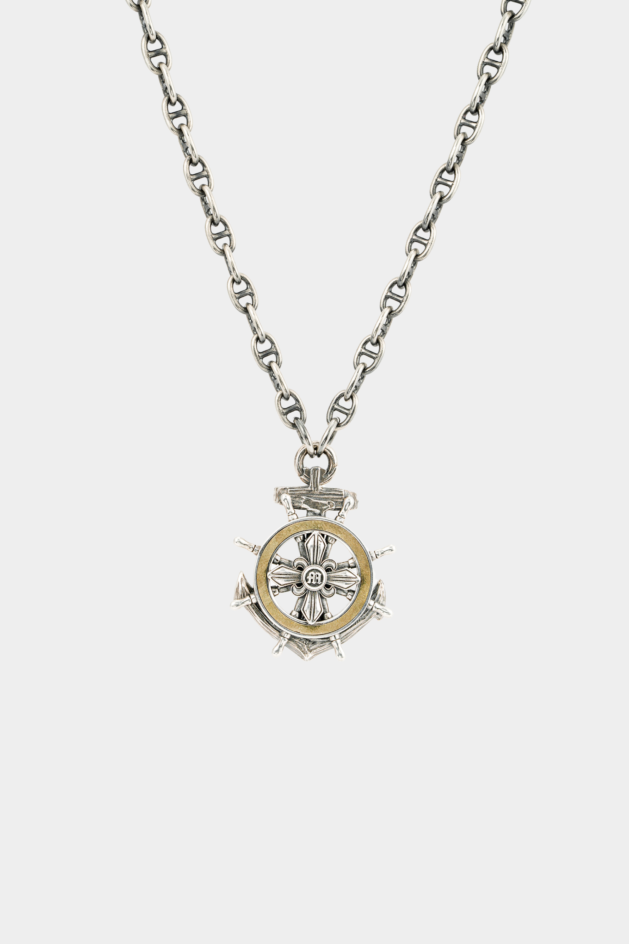 METinitaly High-End Helm Pendant Necklace - Streetwear Hip-Hop Trendy Piece