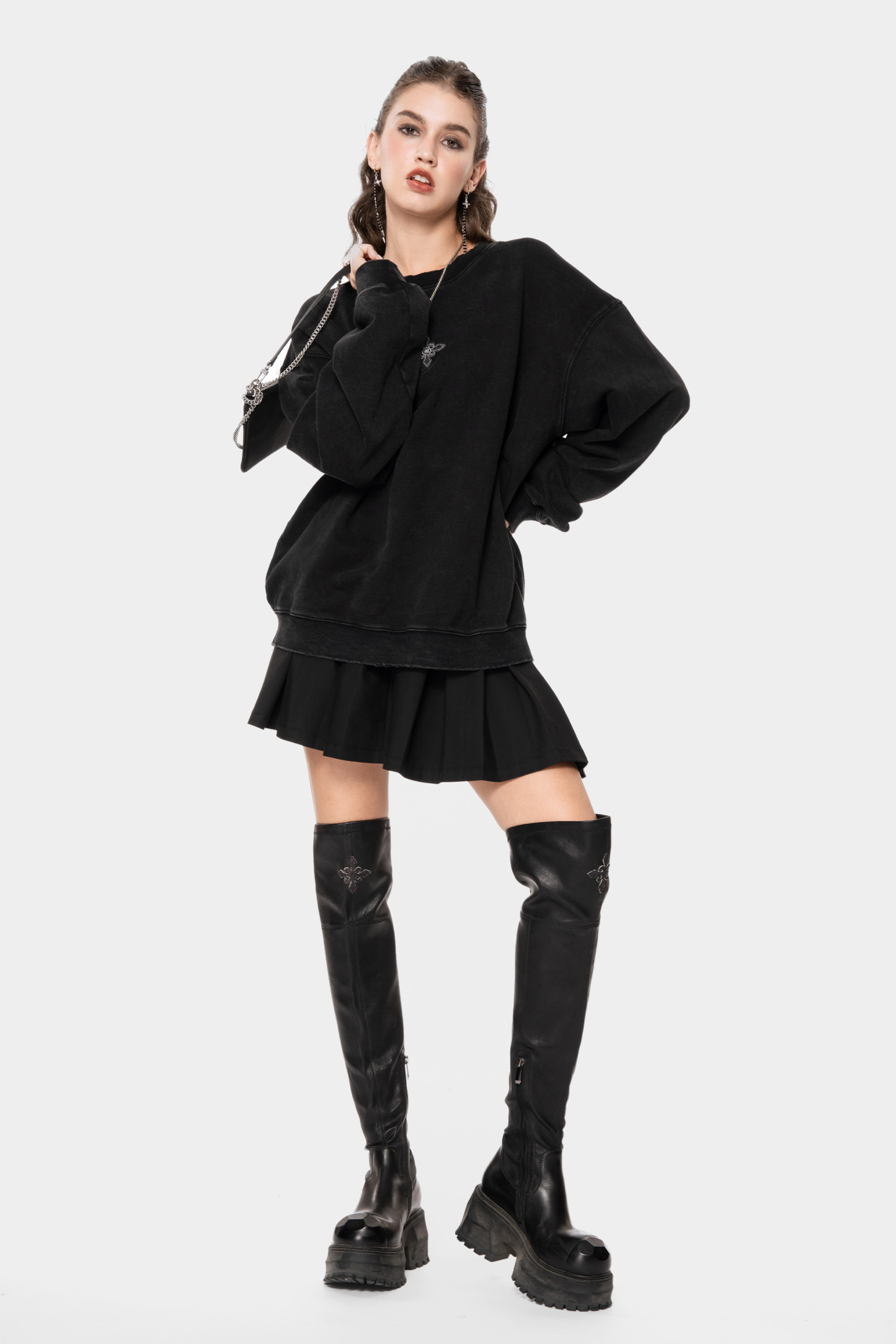 MET in Italy Men's Work Pants Loose Straight-Leg Pants