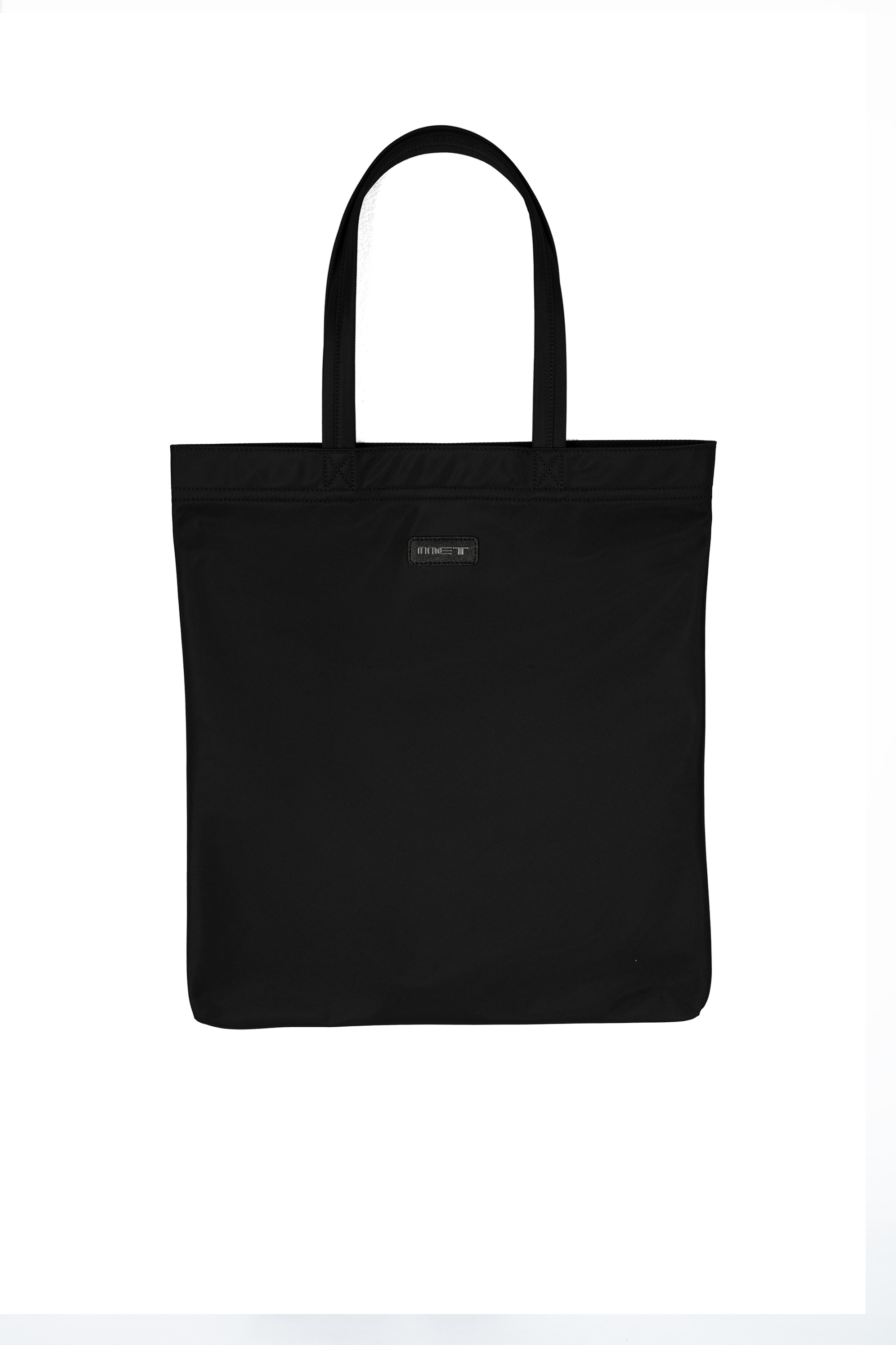 METinitaly Large-Capacity Letter-Printed Canvas Tote Bag
