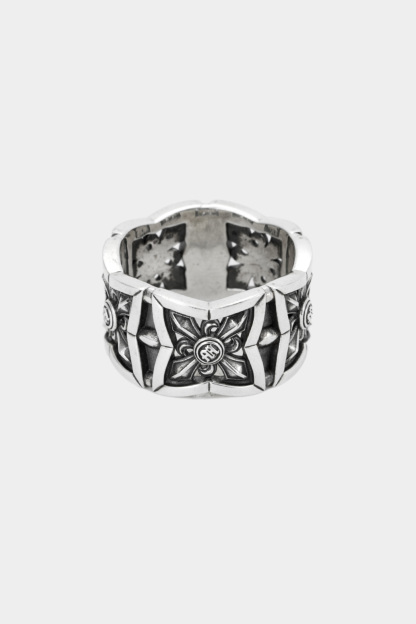 METinitaly Vintage Square Cross Ring