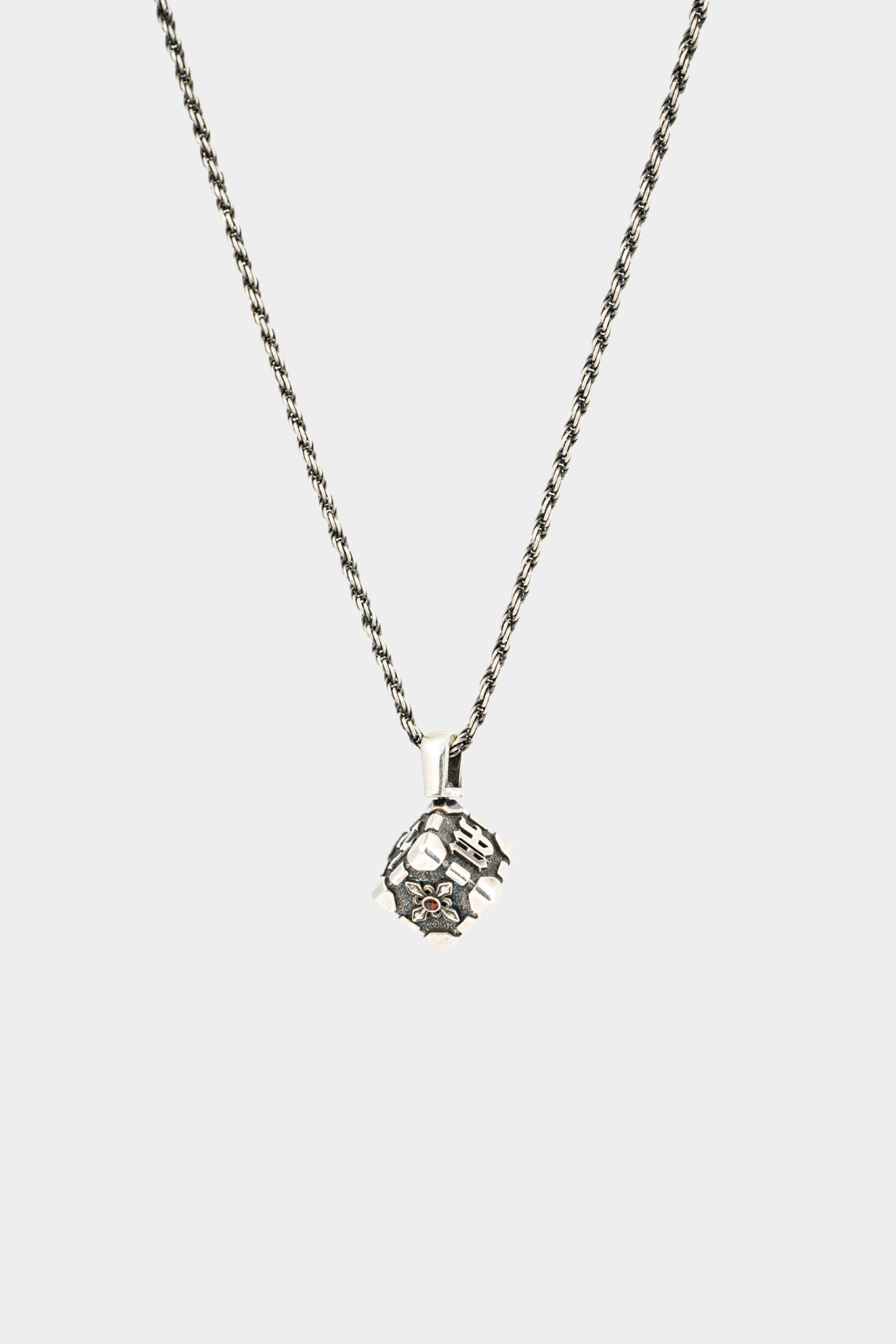 METinitaly 3D Cube Pendant Necklace