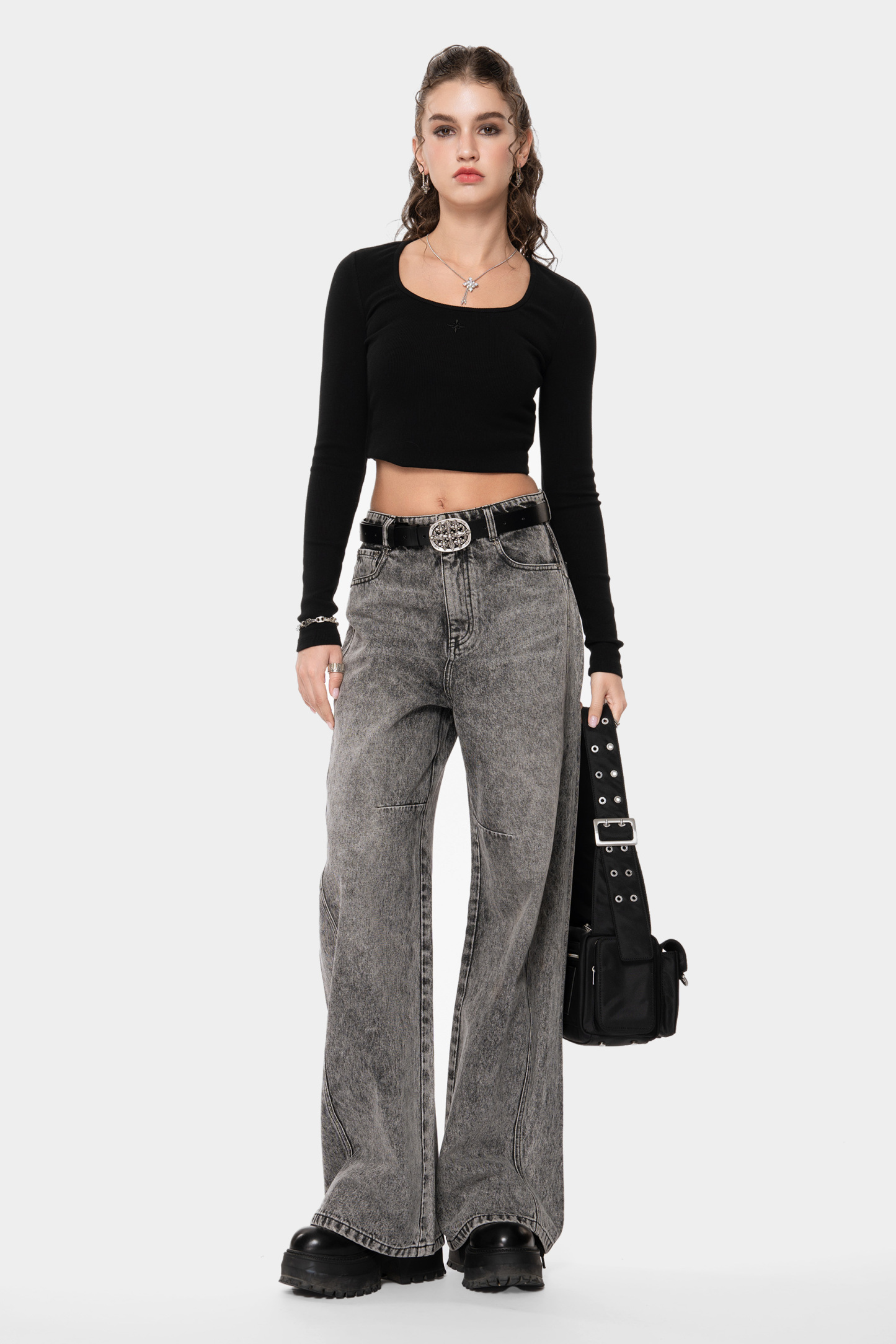 MET Italy Spicy Style Long-Sleeve Cropped Top for Women