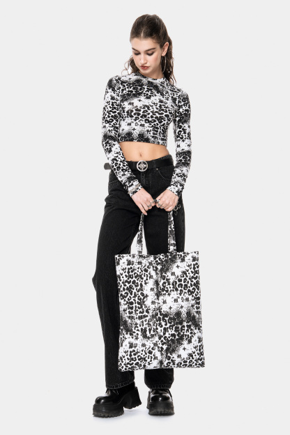 MET Italy Leopard Print Long-Sleeve Women's T-Shirt