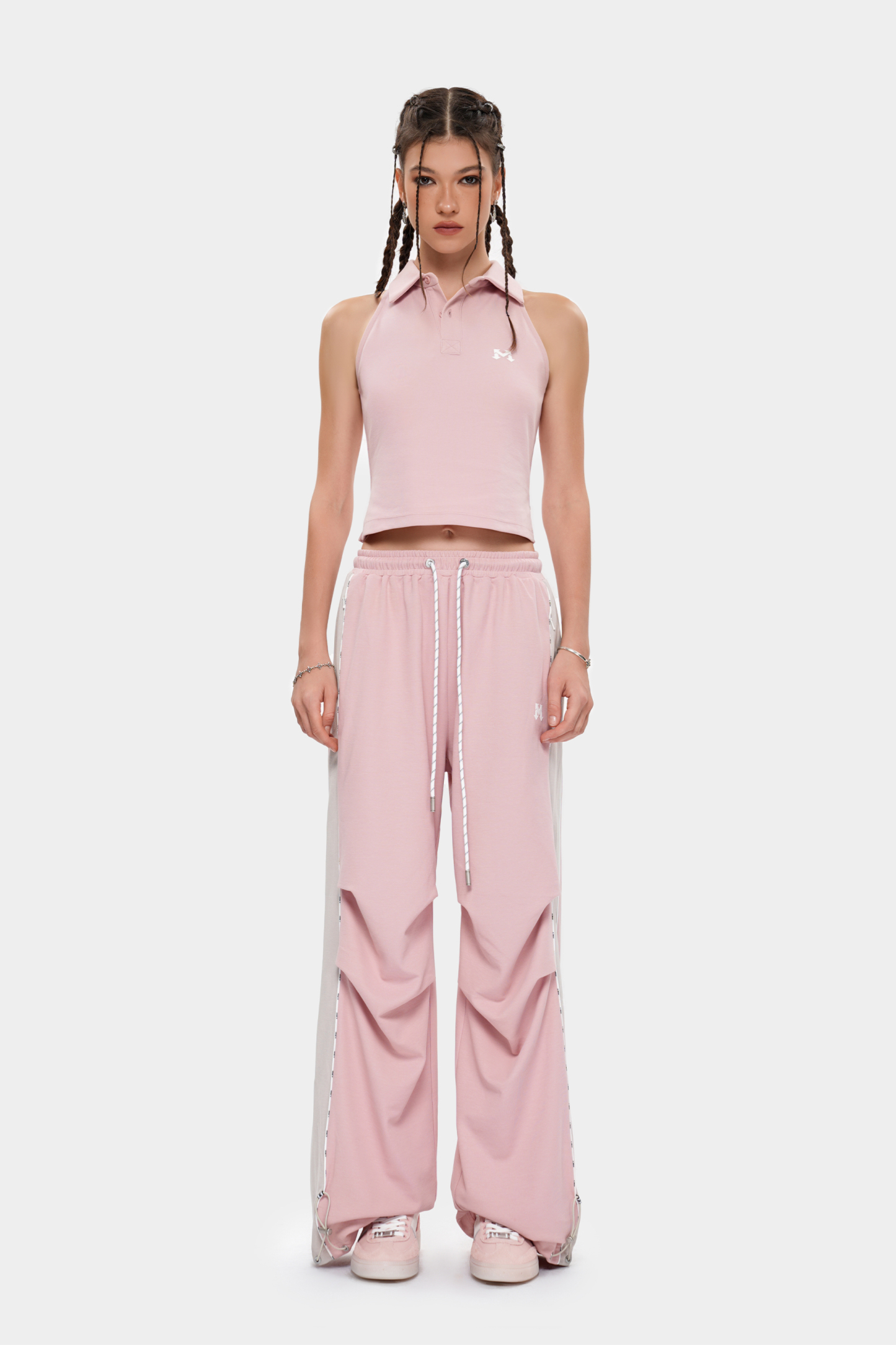 MET in Italy Splicing Streetwear Cargo Pants