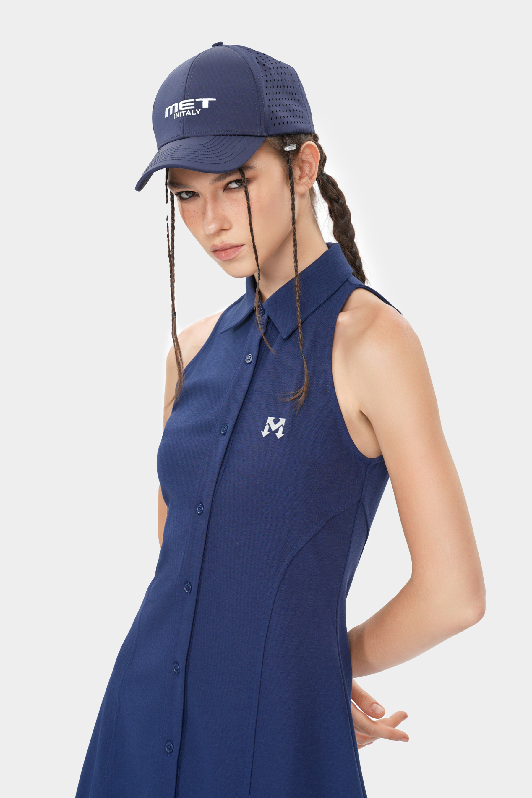 METinitaly Personalized Letter-Printed Baseball Cap