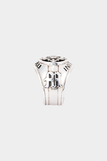 METinitaly Punk Cross Silver Open Ring