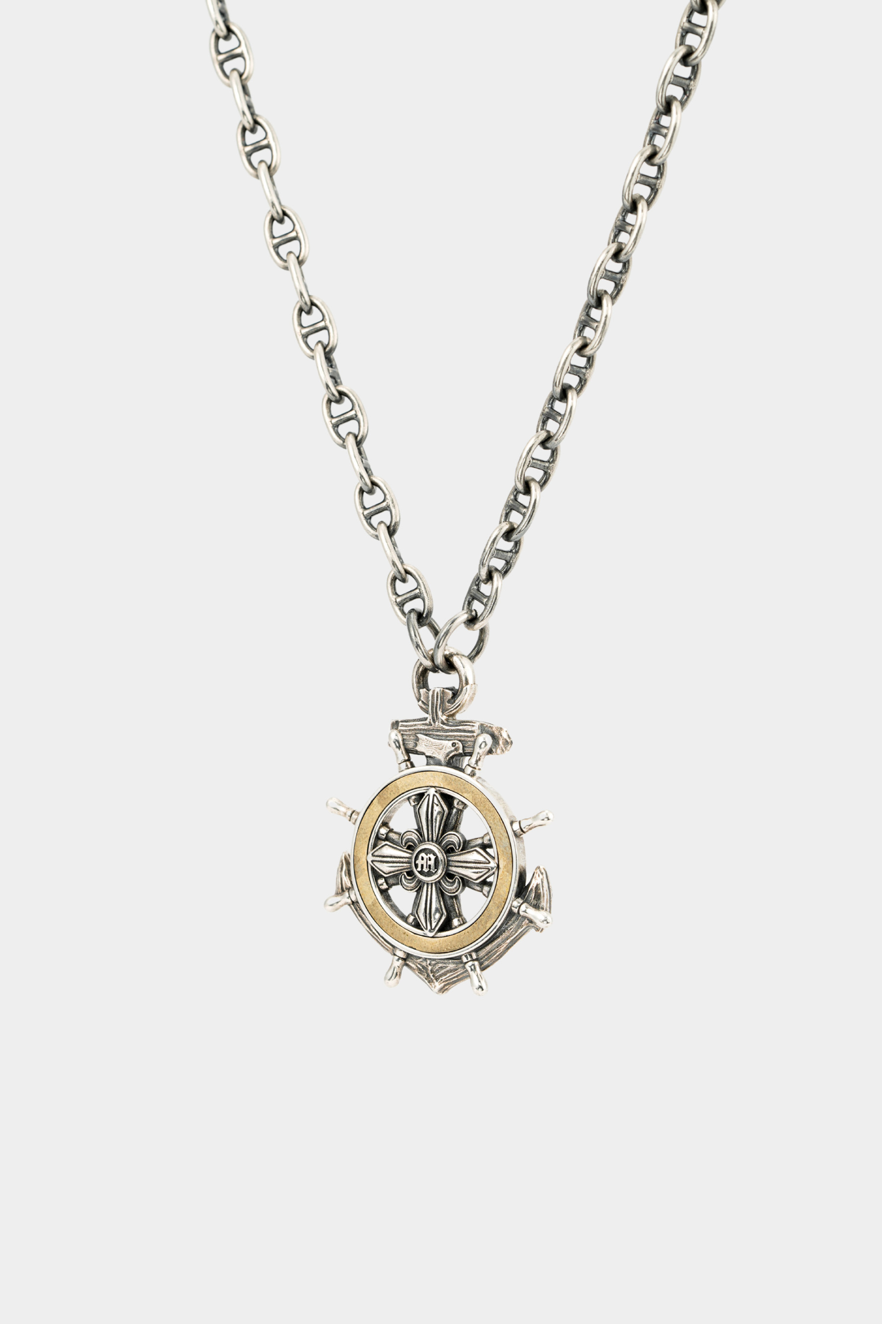 METinitaly High-End Helm Pendant Necklace - Streetwear Hip-Hop Trendy Piece