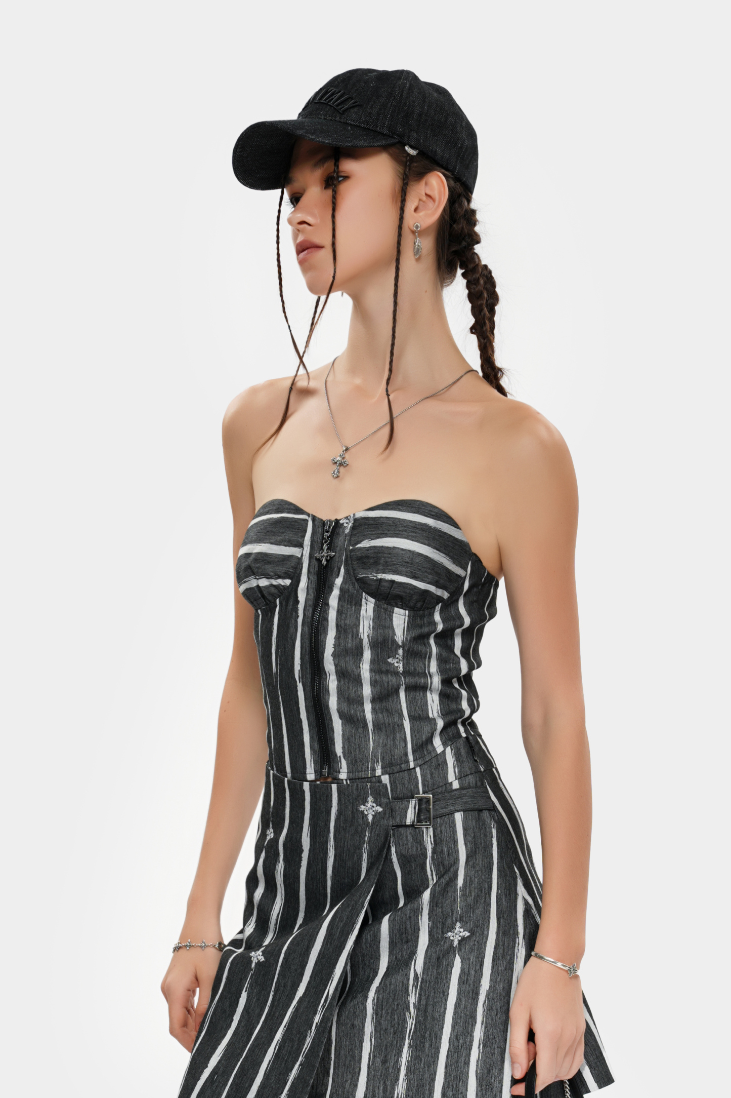 METinitaly Minimalist Letter-Printed Baseball Cap