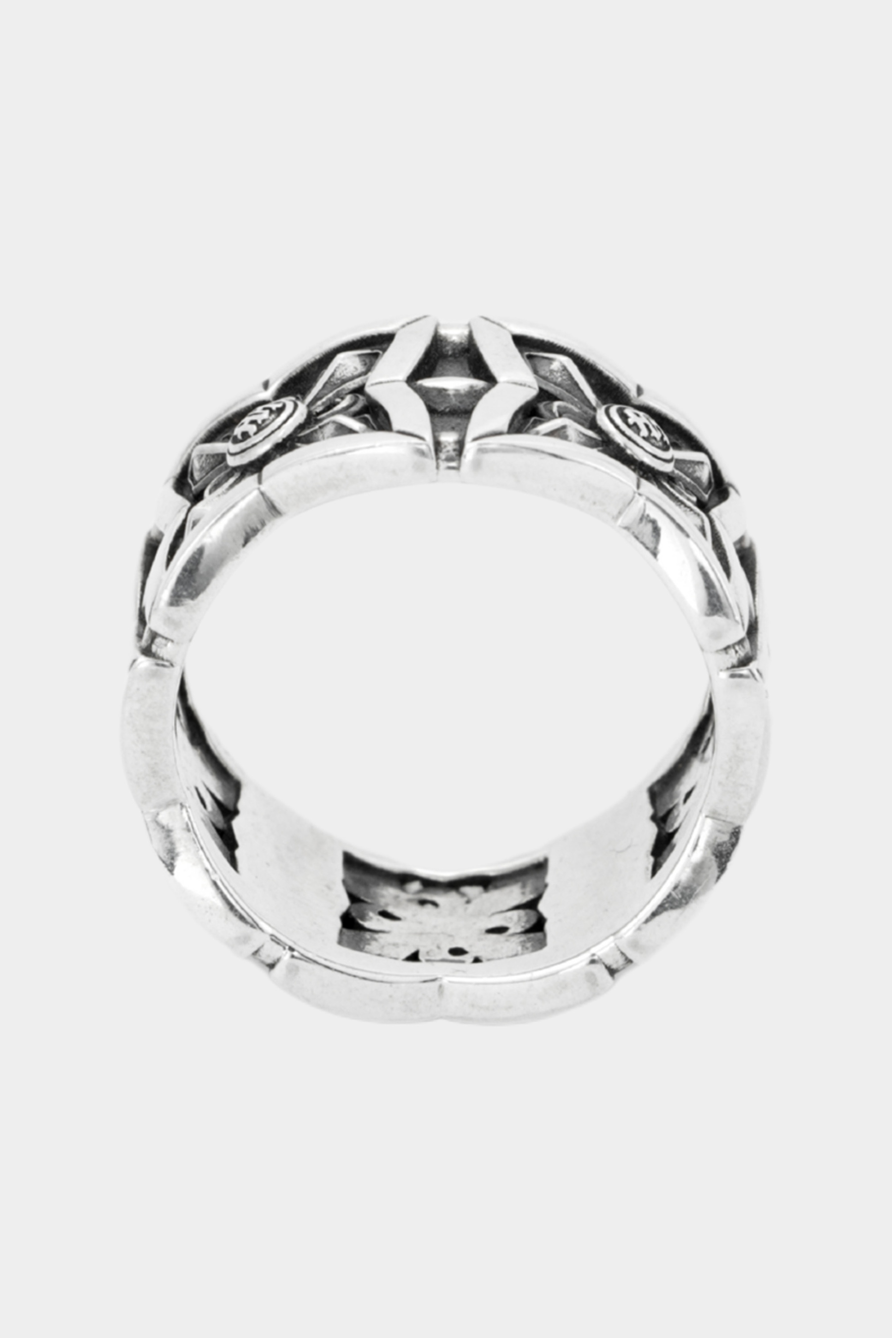 METinitaly Vintage Square Cross Ring