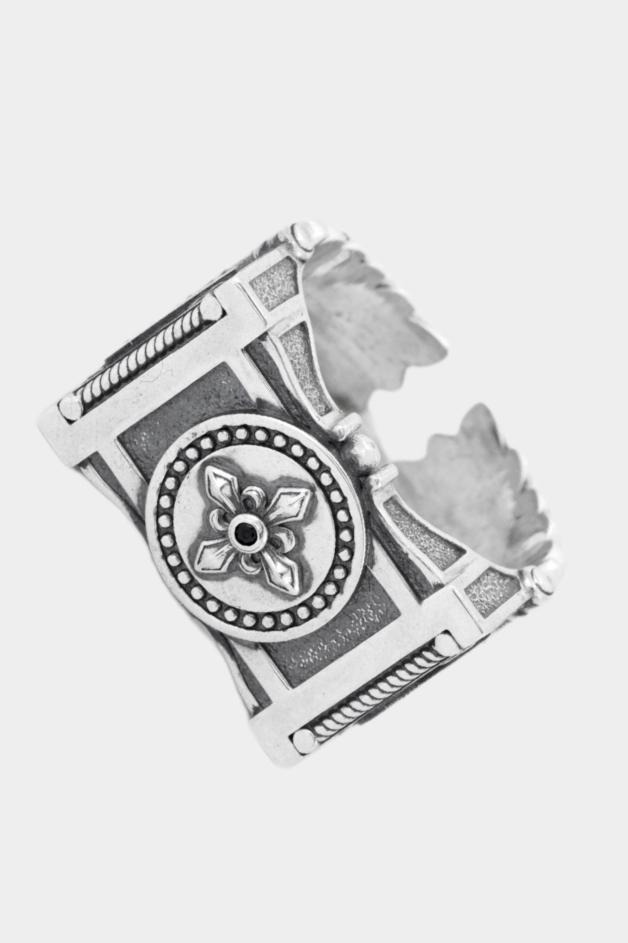 METinitaly Vintage Cross Designer Ring