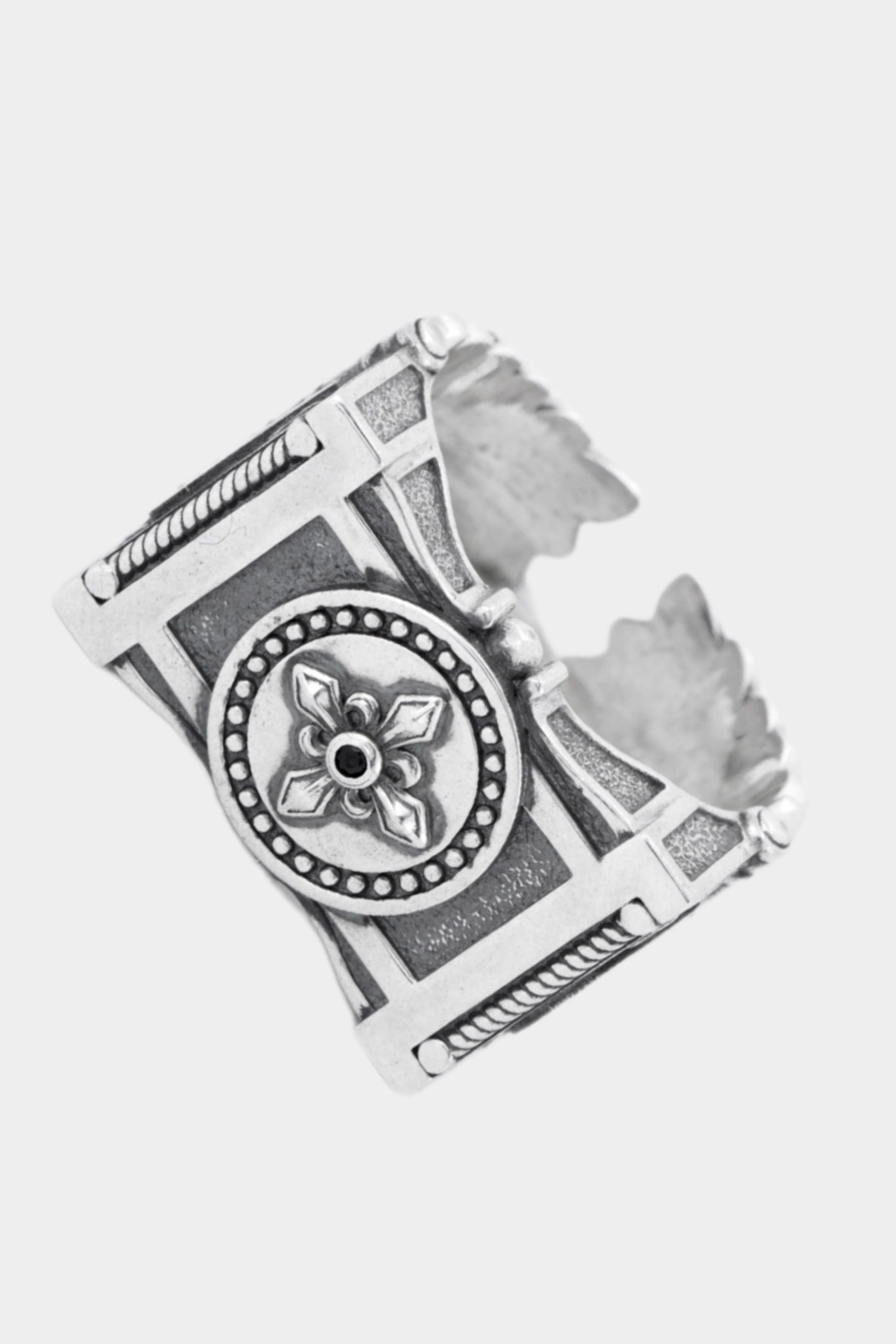 METinitaly Vintage Cross Designer Ring