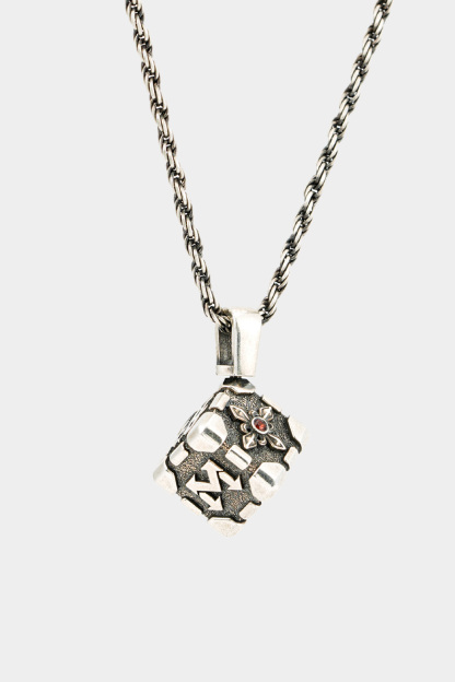 METinitaly 3D Cube Pendant Necklace