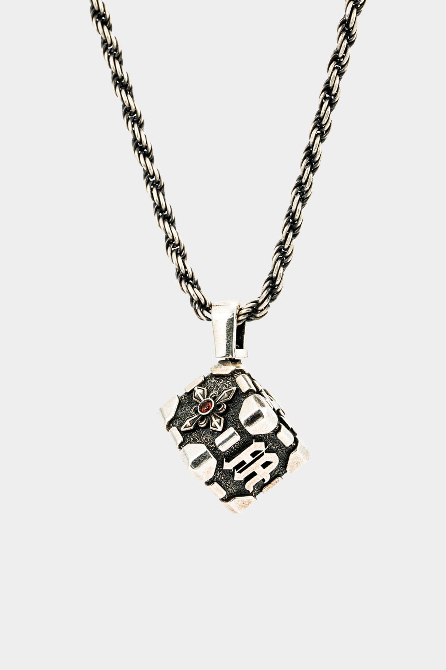 METinitaly Cross Cube Pendant Necklace