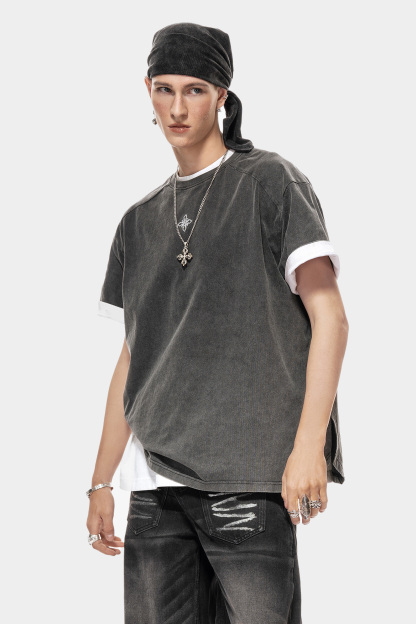 MET Initaly Heavyweight Short-Sleeve T-Shirt for Men