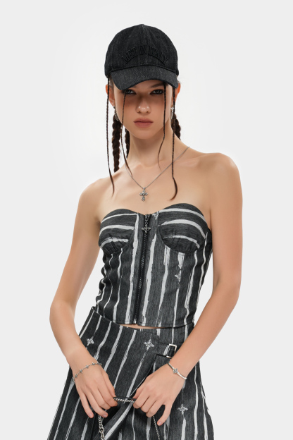 METinitaly Minimalist Letter-Printed Baseball Cap