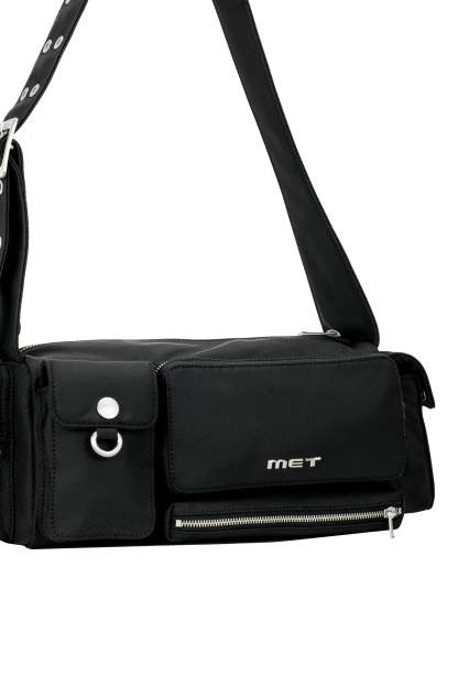 METinitaly Multi-Pocket Motorcycle-Style Underarm Bag
