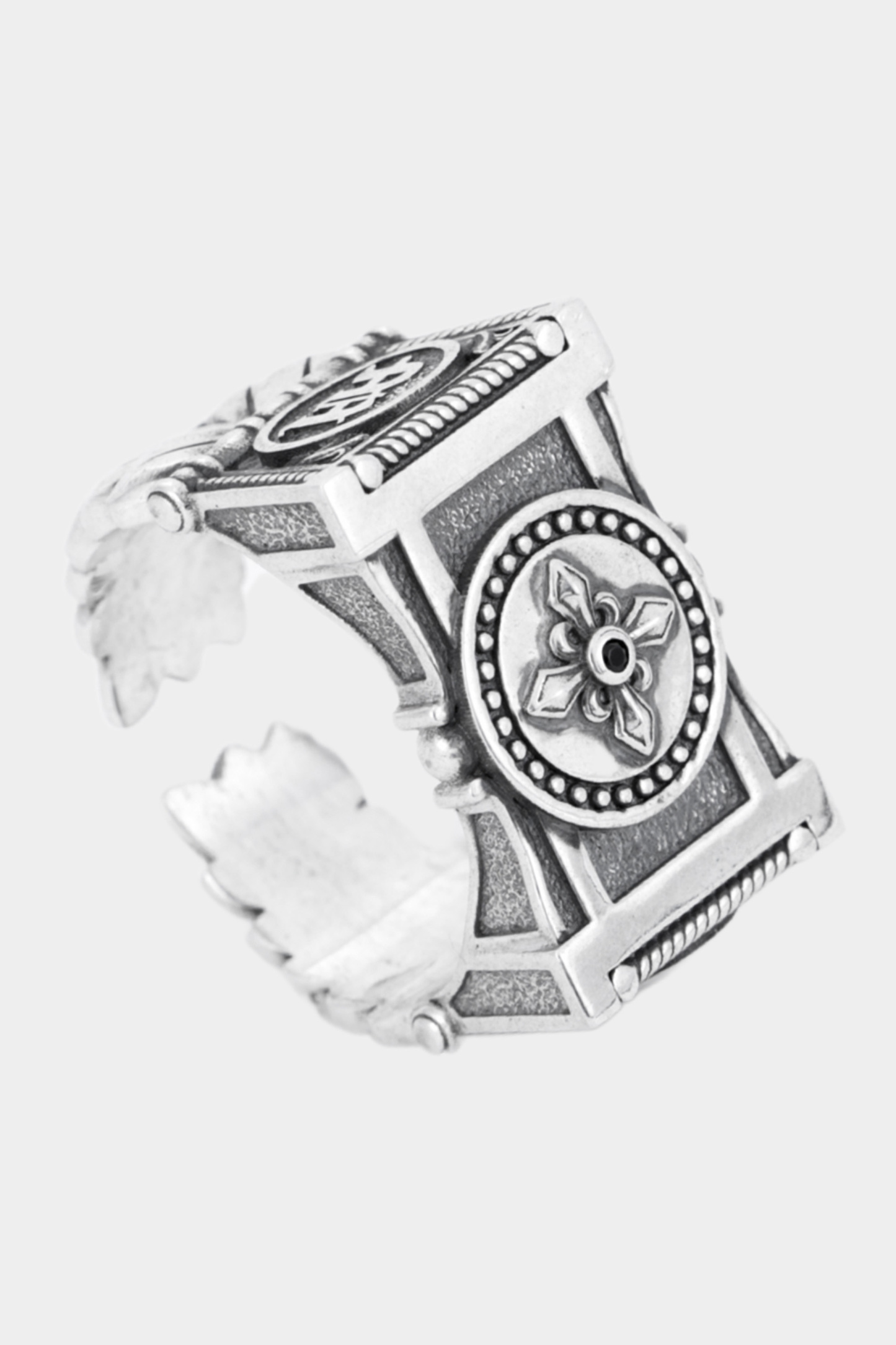 METinitaly Vintage Cross Designer Ring