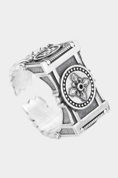 METinitaly Vintage Cross Designer Ring