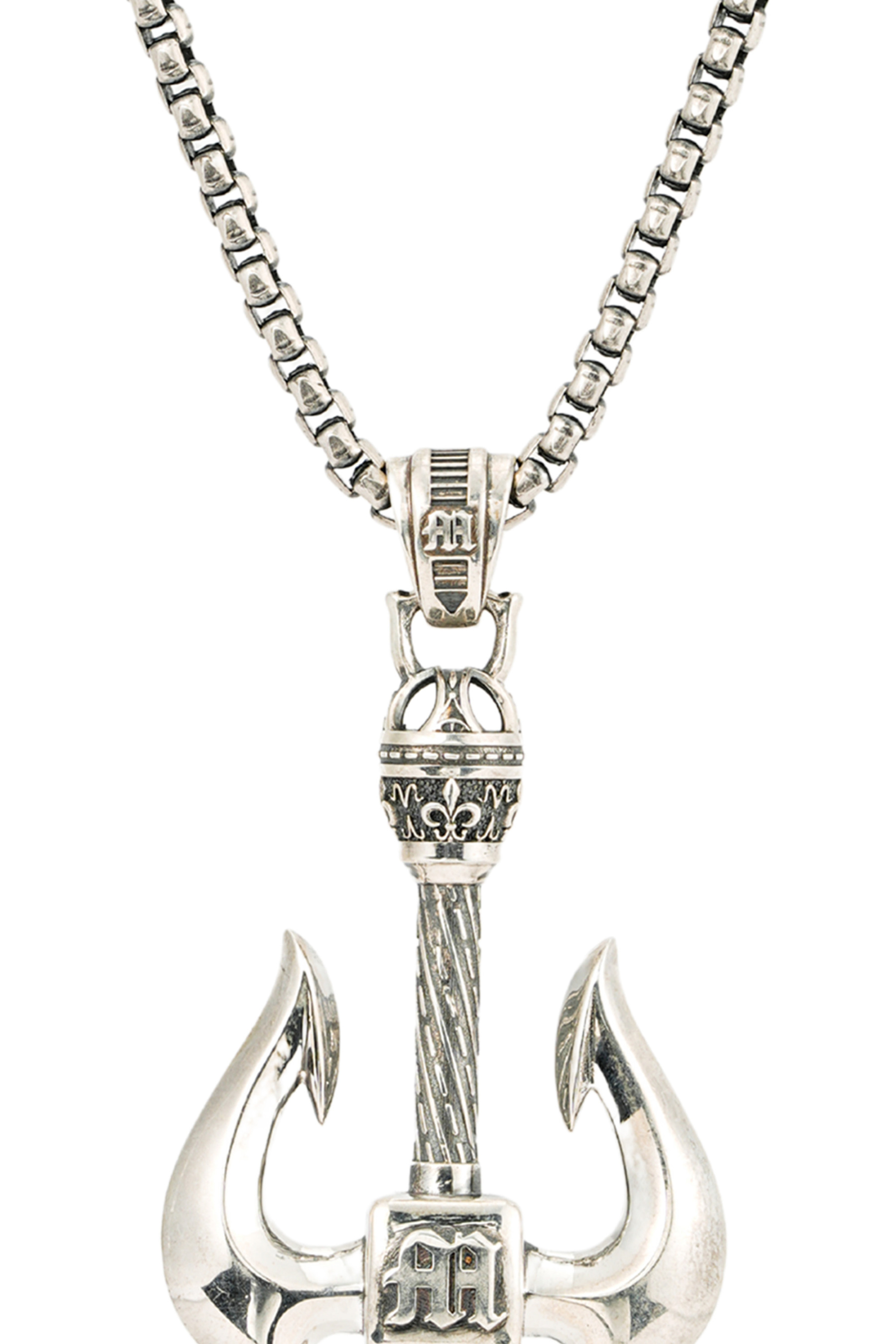 METinitaly Hip-Hop Punk Anchor Design Necklace