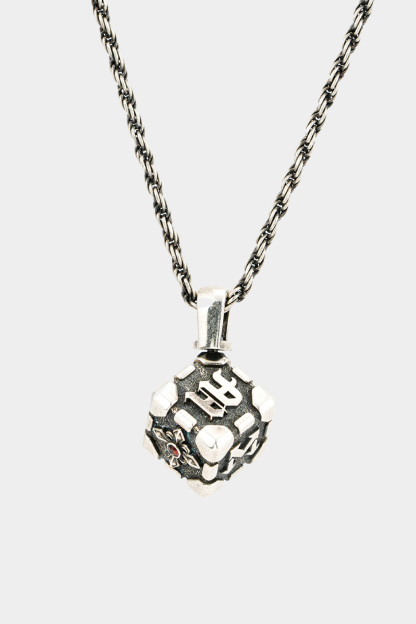 METinitaly 3D Cube Pendant Necklace