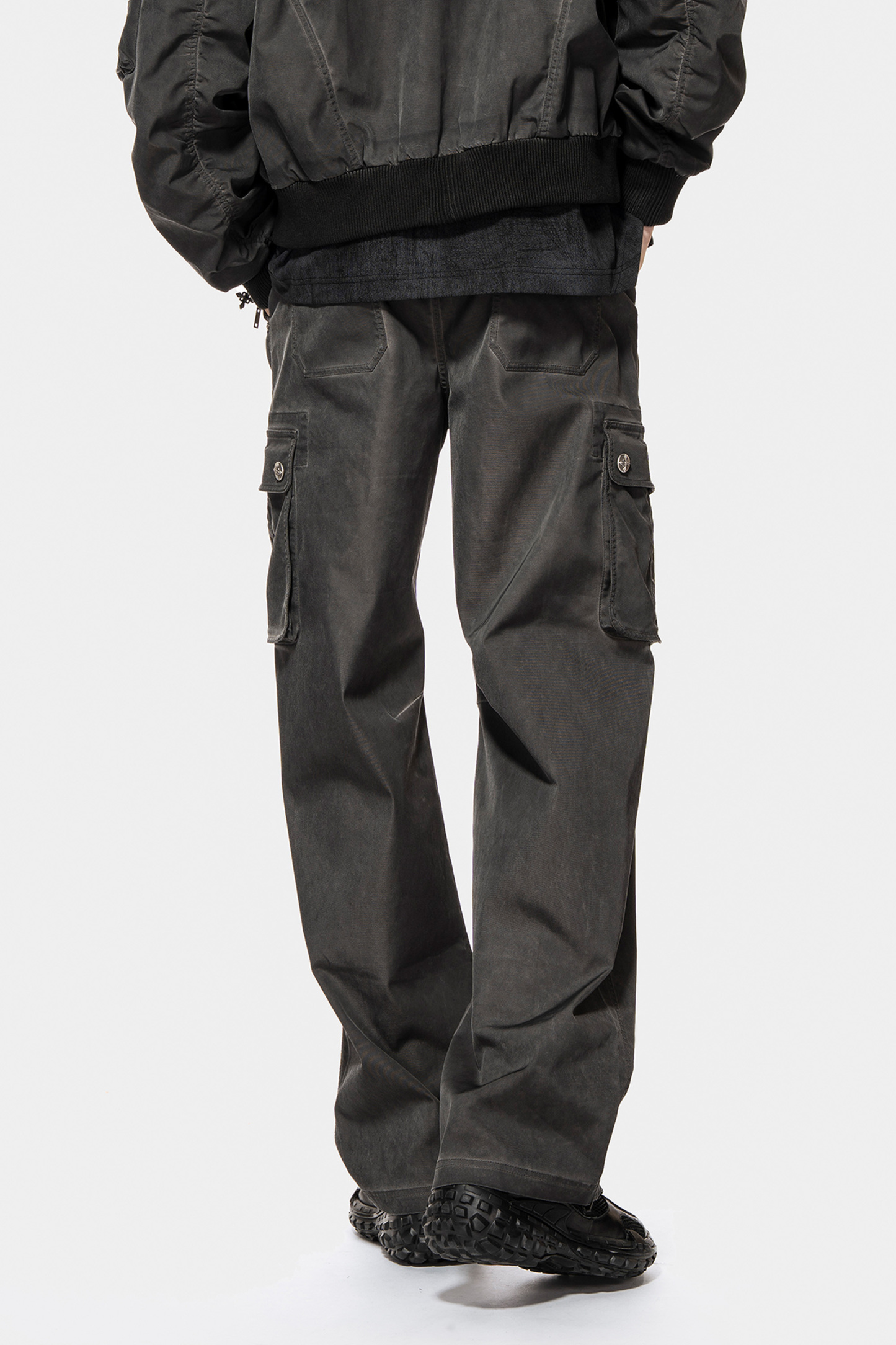 MET in Italy Men's Work Pants Loose Straight-Leg Pants