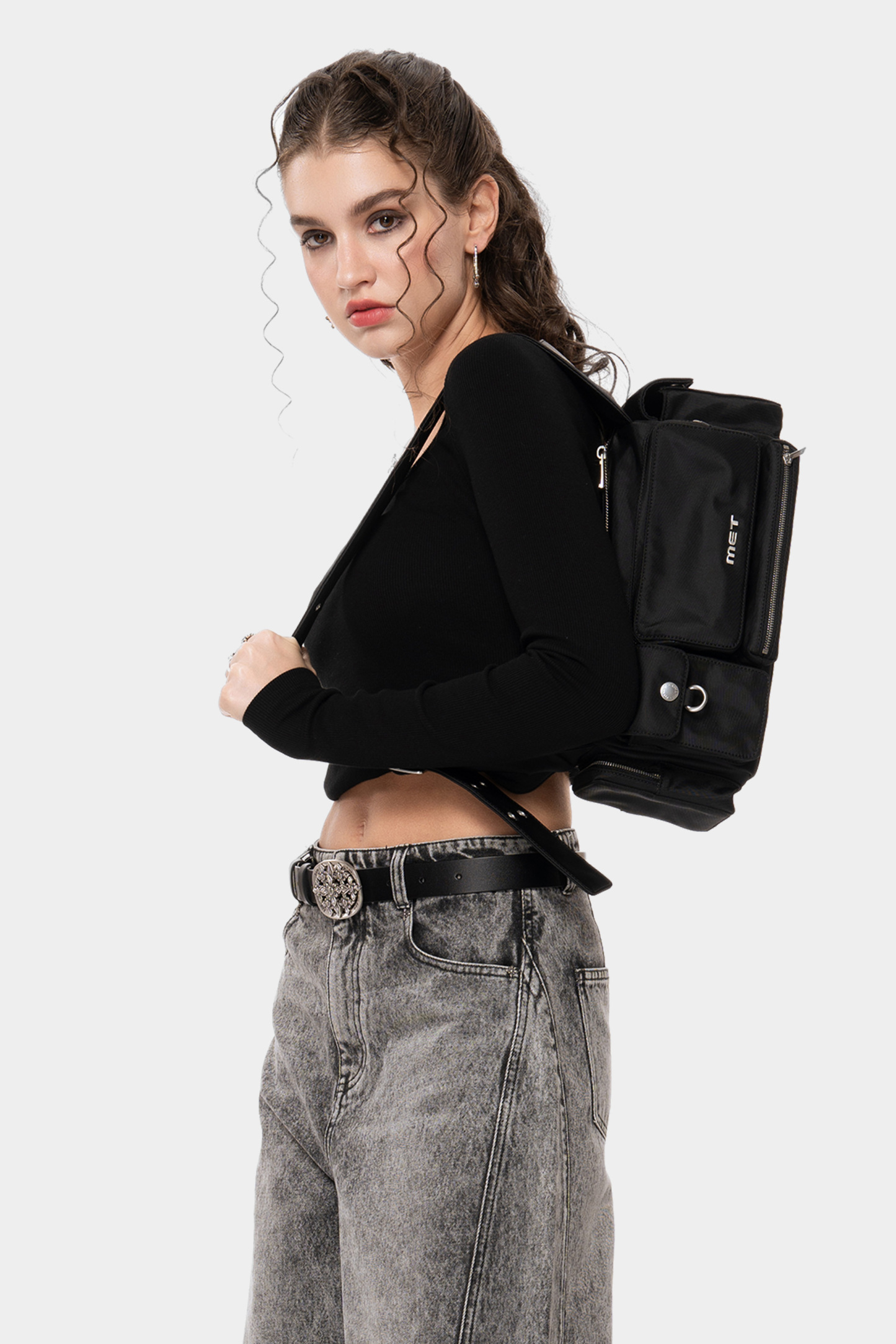 MET Italy Spicy Style Long-Sleeve Cropped Top for Women