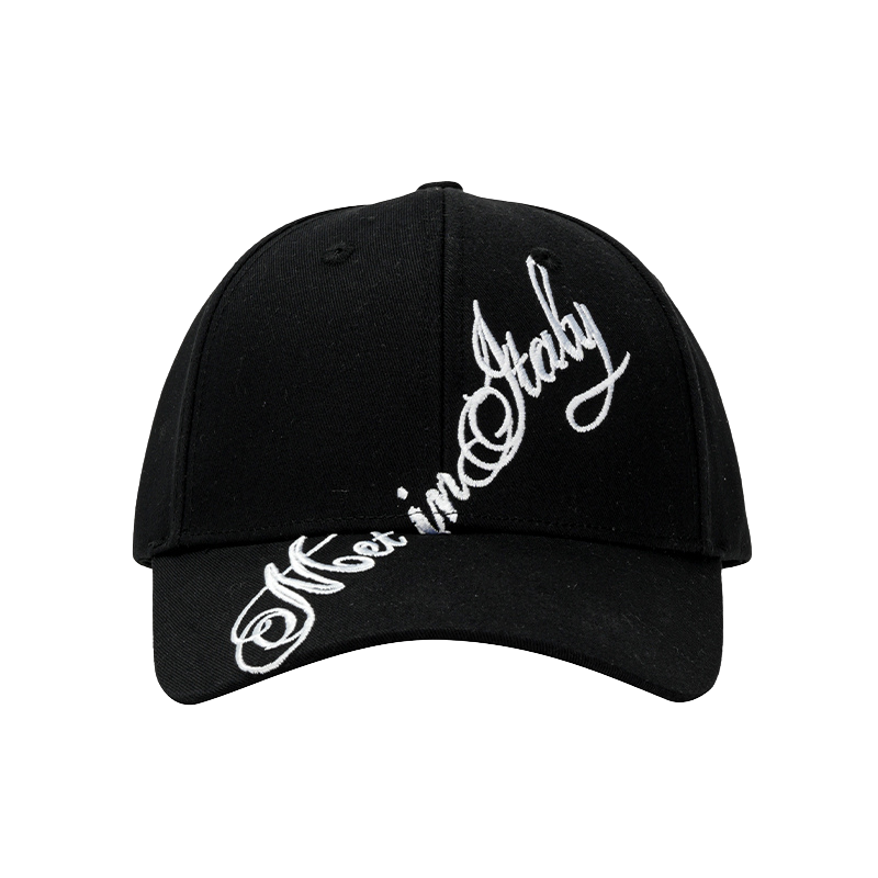 METinitaly Trendy Brand Baseball Cap with English Prints