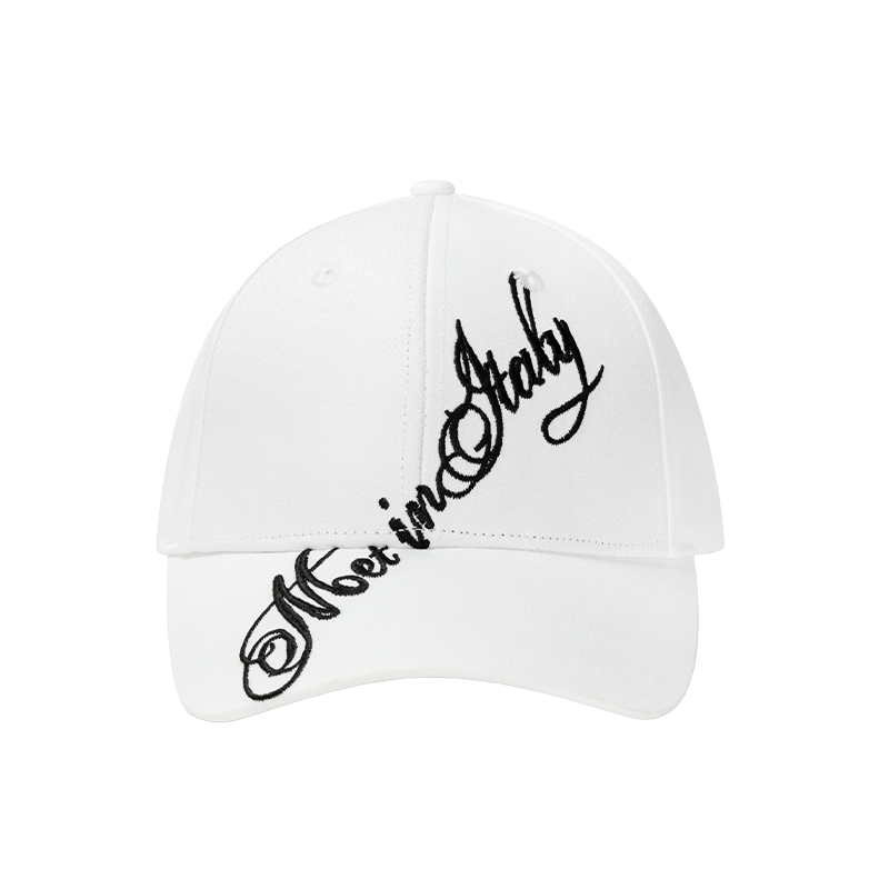 METinitaly Trendy Brand Baseball Cap with English Prints