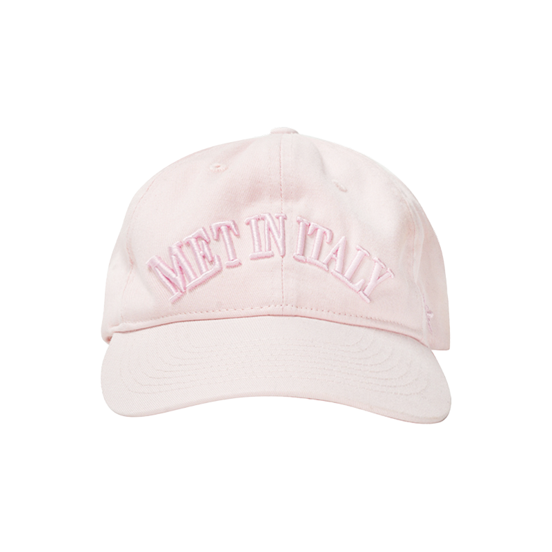 METinitaly Minimalist Letter-Printed Baseball Cap