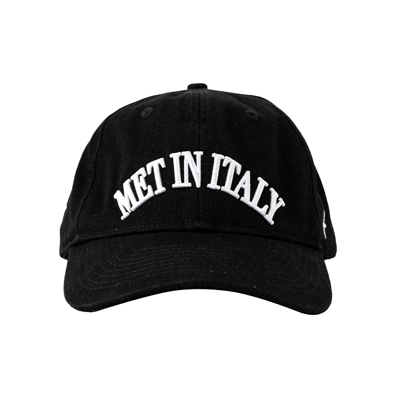 METinitaly Minimalist Letter-Printed Baseball Cap