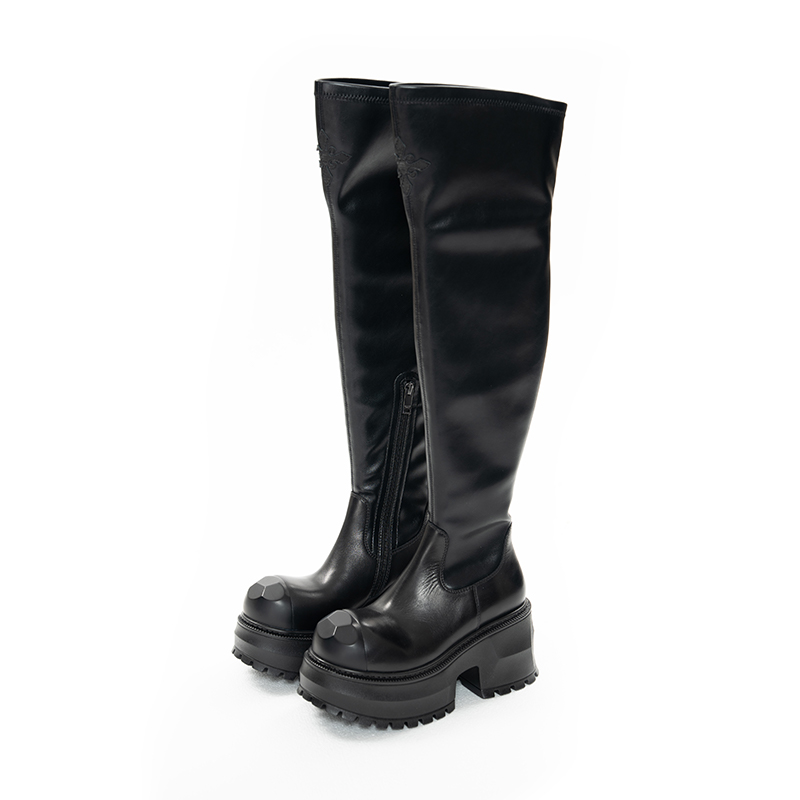 METinitaly Minimalist Stylish Knee-High Boots